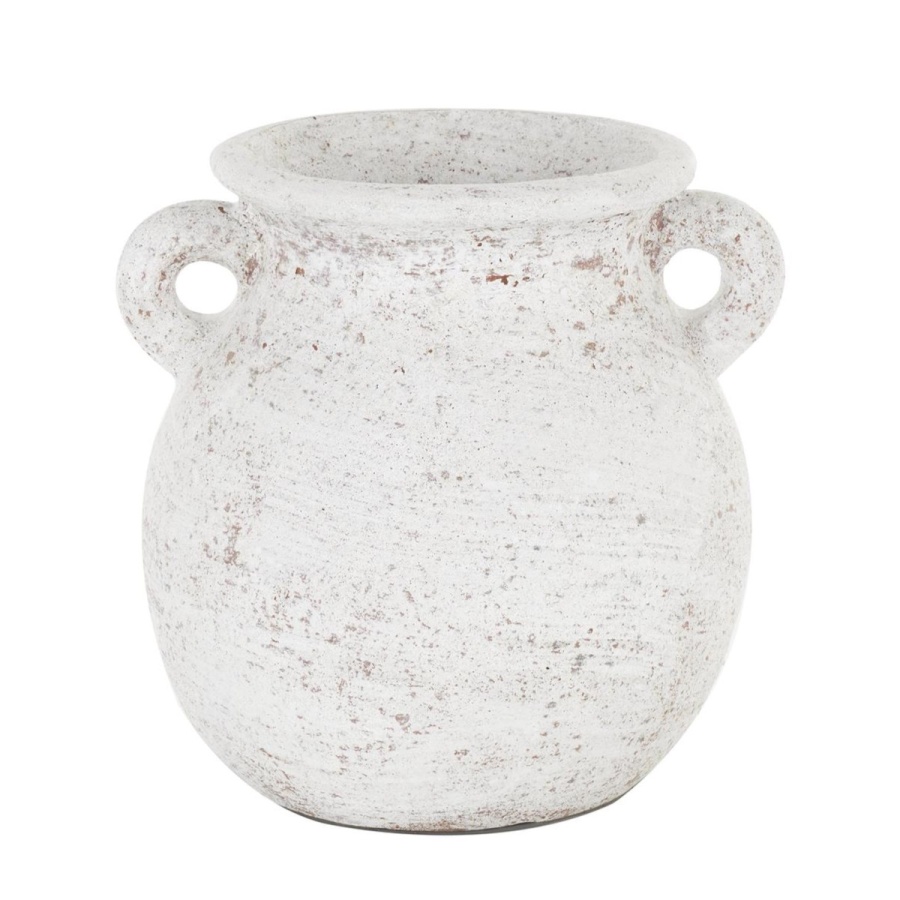 Cream Terracotta Pot Vase