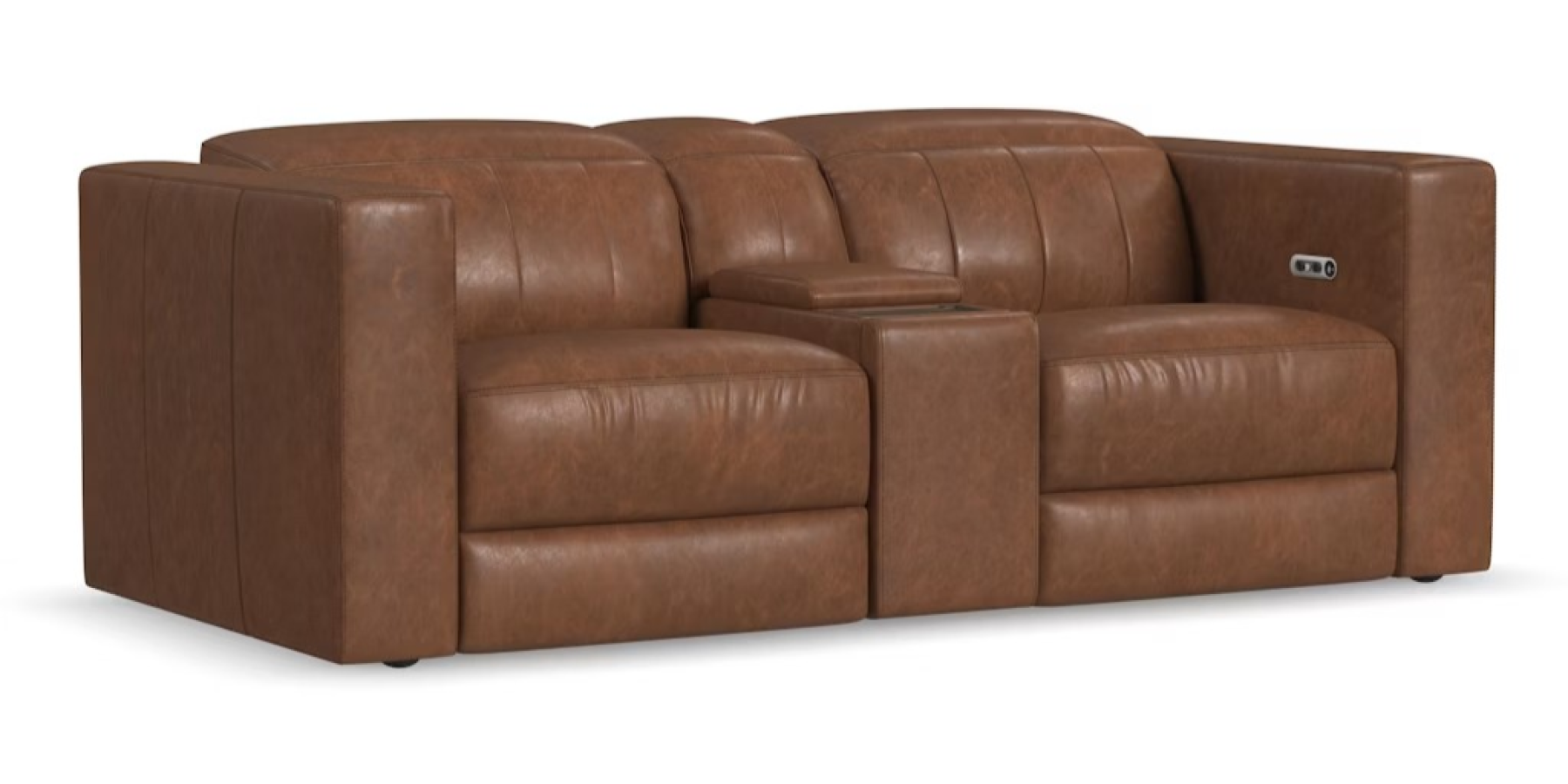 Austin Power Reclining Loveseat with Console