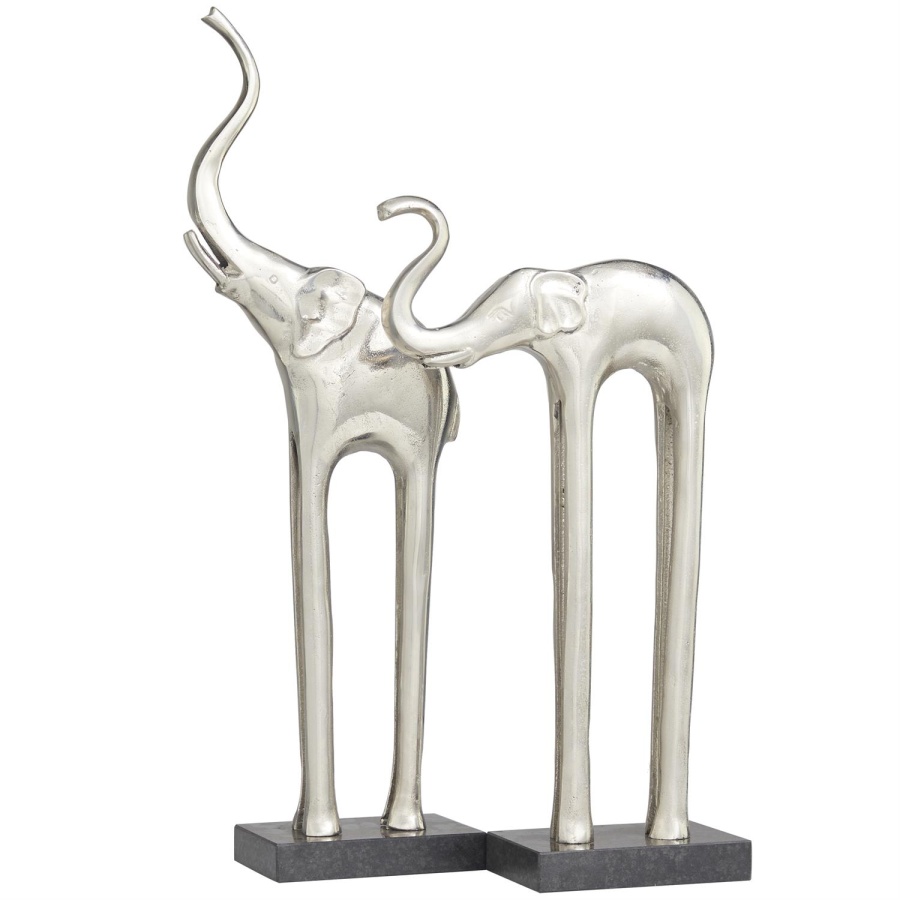 Novogratz Aluminum Elephant Sculptures (Set of 2)