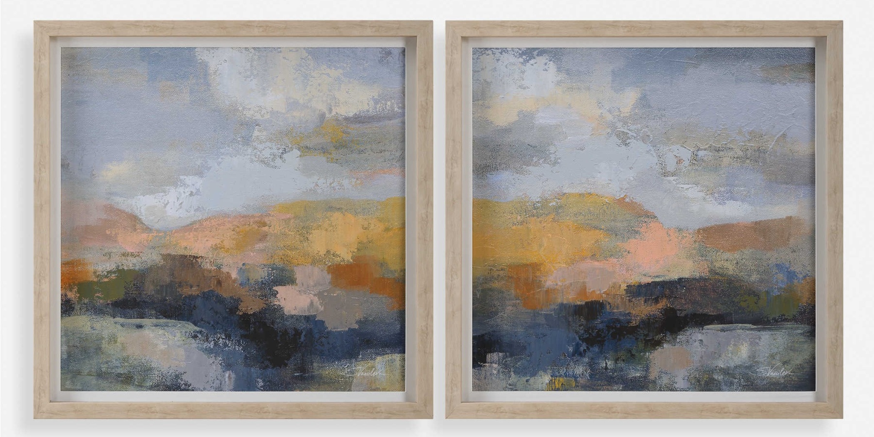 Dusk Framed Prints (Set of 2)