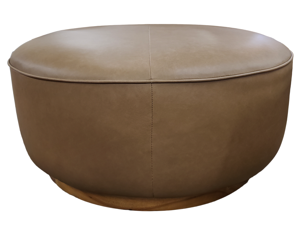 Mason Leather Ottoman