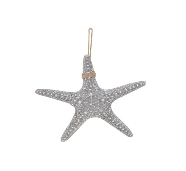 Polystone Starfish with Hanging Rope