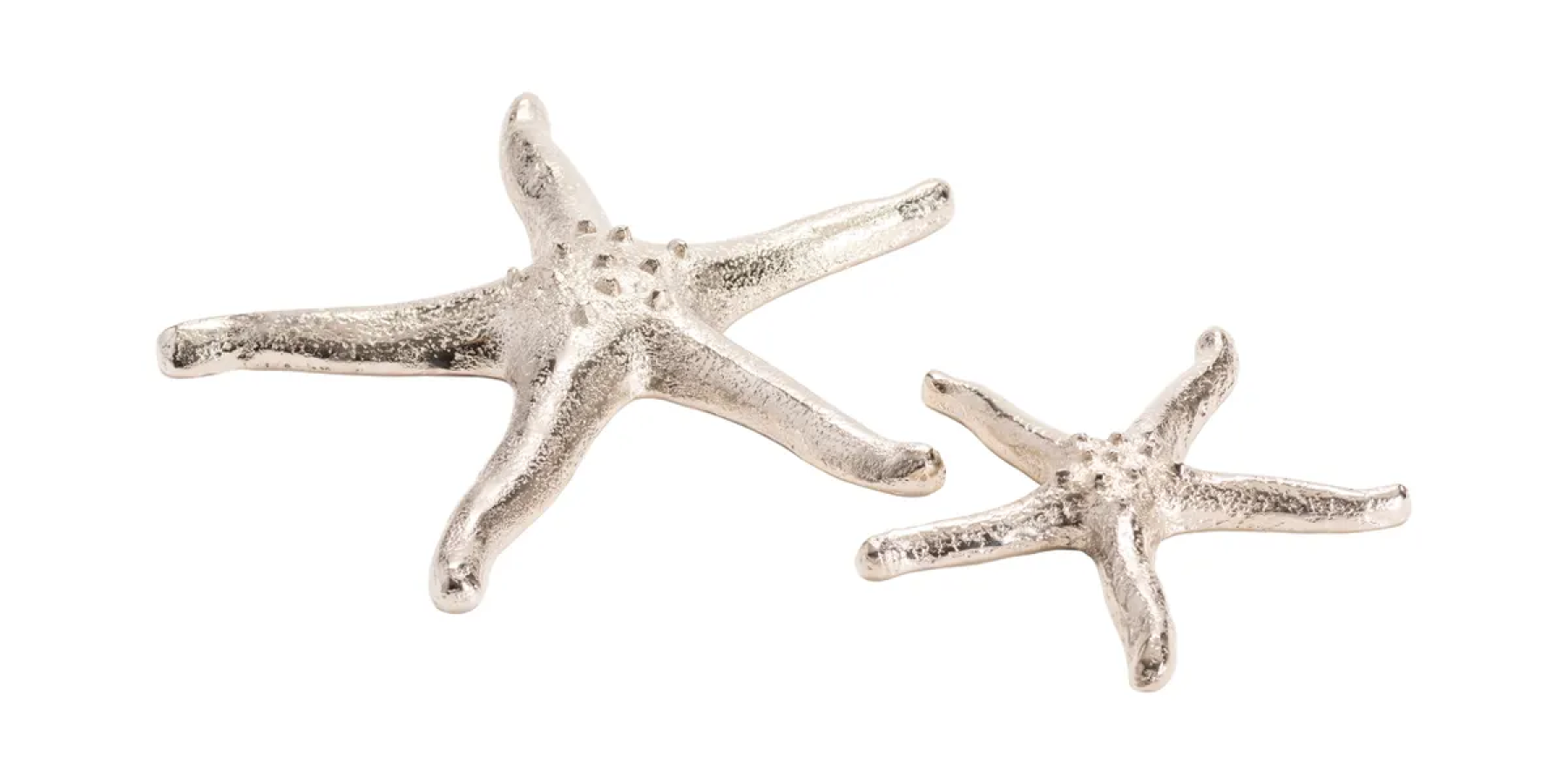 Silver Starfish (Set of 2)