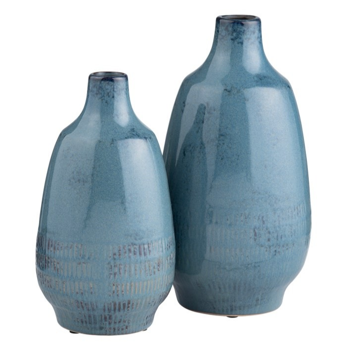 Blue Arden Vases (Set of 2)