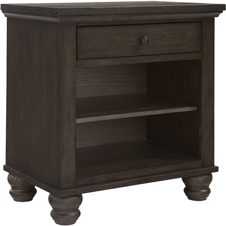 Cambridge Cracked Pepper 1 Drawer Nightstand